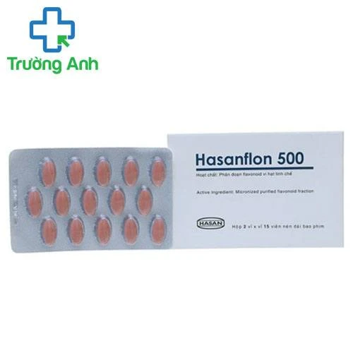 Hasanflon 500 - Thuốc điều bệnh giãn tĩnh mạch, bệnh trĩ