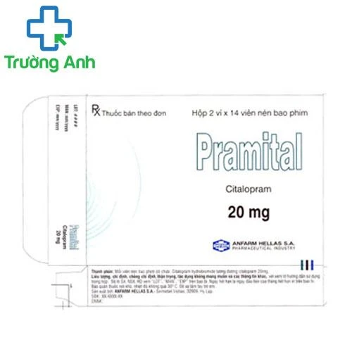 Pramital 20mg - Thuôc điều trị bệnh rối loạn lo âu, trầm cảm