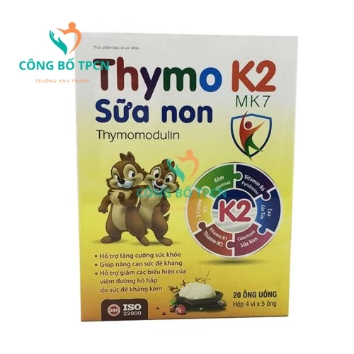 Thymo K2-MK7 Sữa Non - Thực phẩm chức năng bổ sung kẽm