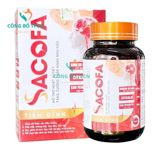 Tiền Đình Sacofa – Hỗ trợ tăng cường tuần hoàn não