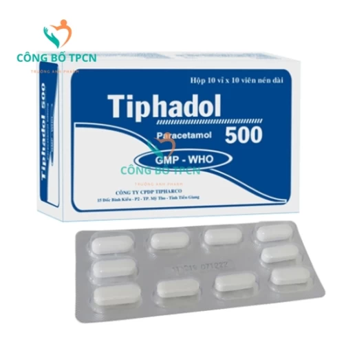 Tiphadol 500 Tipharco - Thuốc giảm đau hạ sốt hiệu quả