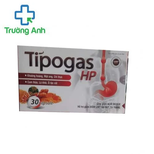 Tipogas-HP - Giúp giảm viêm loét dạ dày tá tràng
