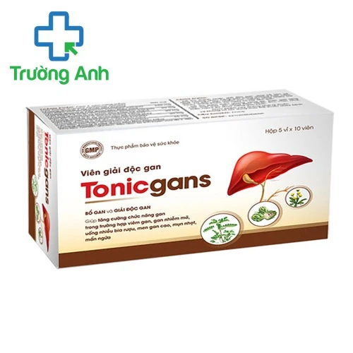 Viên giải độc gan Tonicgans - Bổ gan, tăng cường chức năng gan