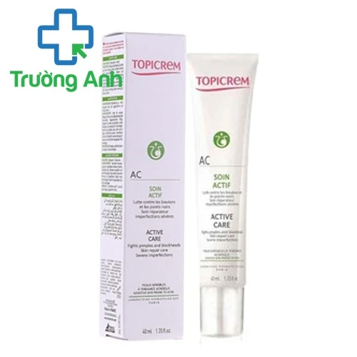 Topicrem AC Active Care - Kem dưỡng da làm giảm mụn, mờ thâm hiệu quả