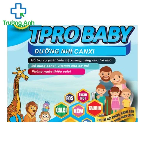TPRO BABY CALCIUM - Bổ sung canxi, vitamin cho cơ thể