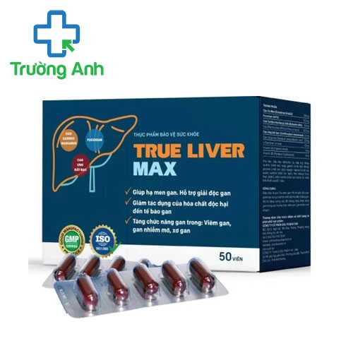 Trueliver Max - Hỗ trợ hạ men gan, giải độc gan hiệu quả