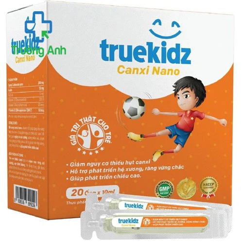 TRUEKIDZ CANXI NANO - Bổ sung canxi nano, vitamin D3