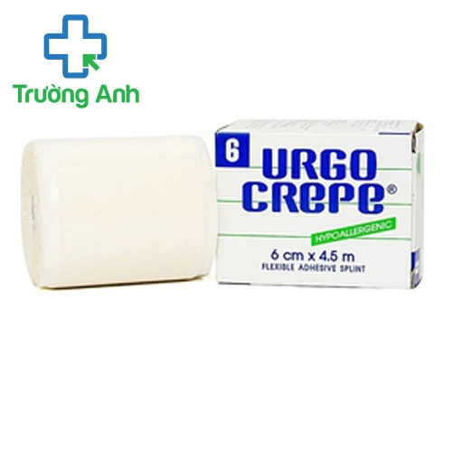 Urgocrepe 6cm x 4.5m - Băng keo cuộn, giúp cố định bông gạc và kim truyền