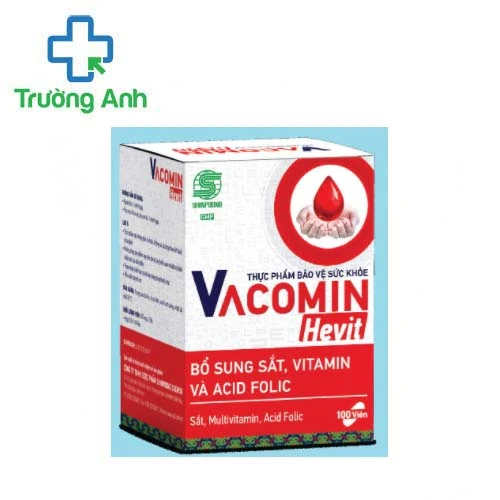 Vacomin Hevit - Hỗ trợ bổ sung sắt và các vitamin cho cơ thể