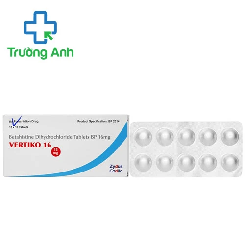 Vertiko 16 - Thuốc điều trị triệu chứng chóng mặt hiệu quả