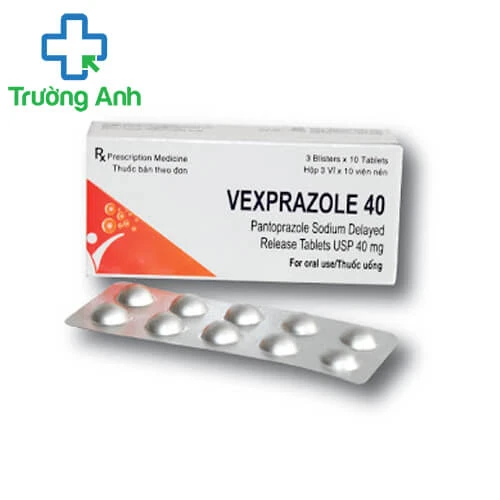 Vexprazole 40 - Thuốc điều trị trào ngược dạ dày của Ấn Độ