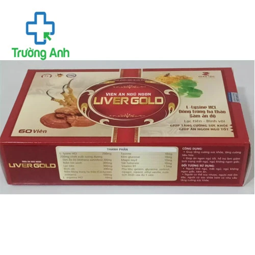 Viên ăn ngủ ngon livergold - Giúp tăng cường sức khỏe hiệu quả