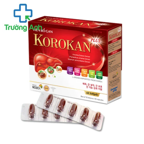 Viên Bổ Gan KOROKAN PLUS - Hỗ trợ giúp bổ gan, giải độc gan và bảo vệ gan