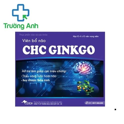 Viên bổ não CHC Ginkgo - Giúp tăng cường tuần hoàn máu não hiệu quả