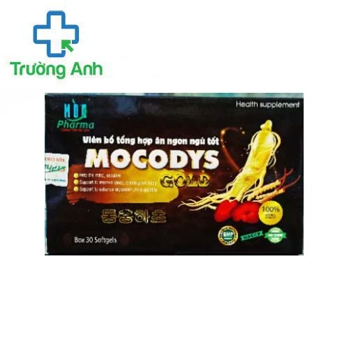Viên bổ tổng hợp ăn ngủ ngon Mocodys Gold - Dưỡng tâm, an thần