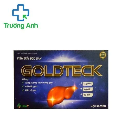 Viên giải độc gan Goldteck - Hỗ trợ giải độc gan giúp bảo vệ gan