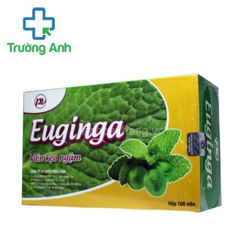 Viên ngậm Euginga. - Giúp làm dịu cơn ho giảm đau rát họng
