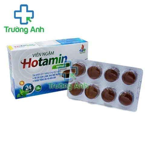 Viên ngậm Hotamin -  Giúp trị ho, đau rát cổ họng, khản tiếng