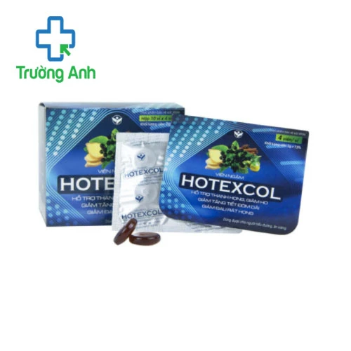 VIÊN NGẬM HOTEXCOL - Hỗ trợ thanh họng, hỗ trợ giảm ho