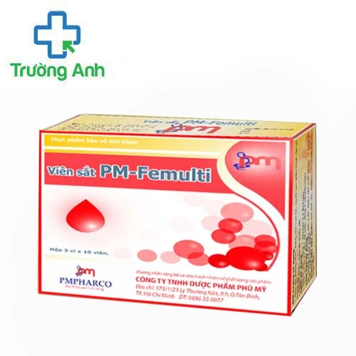 Viên sắt PM - Femulti - Giúp bổ sung sắt, chất xơ hòa tan