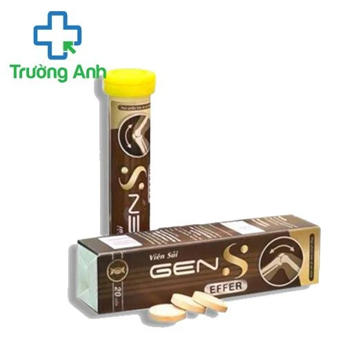 Viên sủi Gen S Effer - Giúp bổ sung dưỡng chất hỗ trợ xương khớp hiệu quả