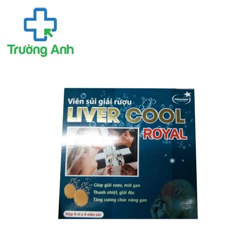 Viên sủi giải rượu thảo mộc Liver cool Royal - Giải độc của gan