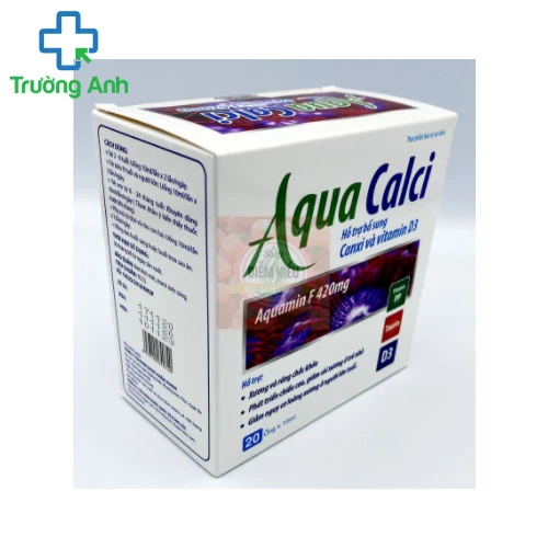 Viên tổng hợp cho bà bầu Aqua X3 - Bổ sung canxi và vitamin D3, hỗ trợ xương