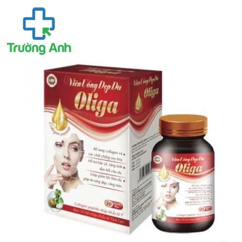 Viên uống đẹp da Oliga - Giúp giảm lão hóa da, giúp da sáng đẹp