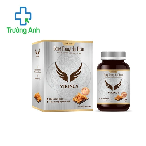 Viên uống Đông trùng hạ thảo Vikings - Hỗ trợ cải thiện sinh lý nam
