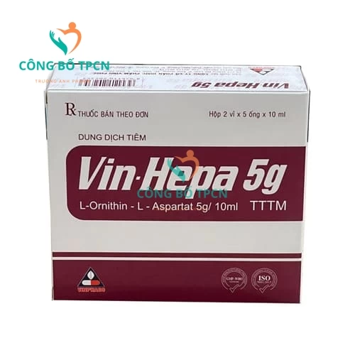Vin-Hepa 5g/10ml Vinphaco - Thuốc điều trị các bệnh về gan