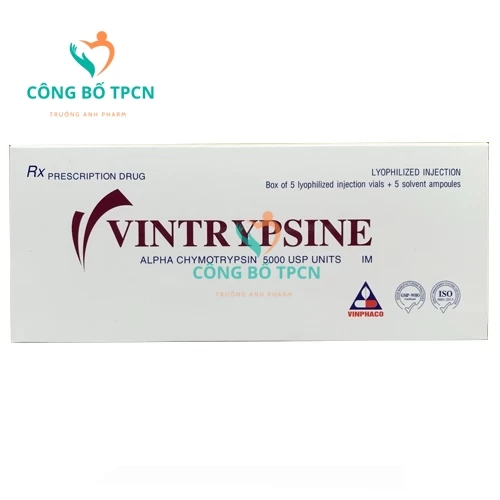 Vintrypsine - Thuốc điều trị phù nề sau chấn thương hiệu quả