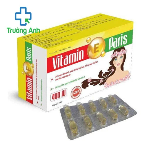 VITAMIN E PARIS - Bổ sung vitamin E, giúp chống oxy hóa