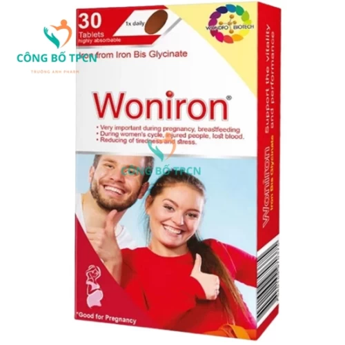 Woniron - Giúp bổ sung sắt và acid folic cho cơ thể