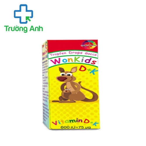 Wonkids D+K - Giúp bổ sung Vitamin D3, K2 cho trẻ nhỏ