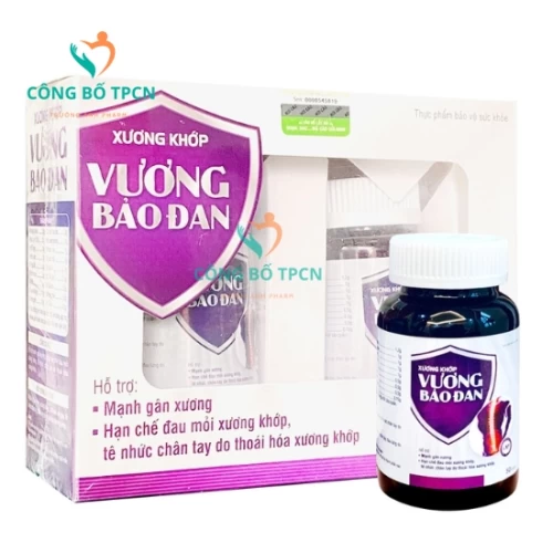 Thực phẩm bảo vệ sức khỏe XƯƠNG KHỚP VƯƠNG BẢO ĐAN