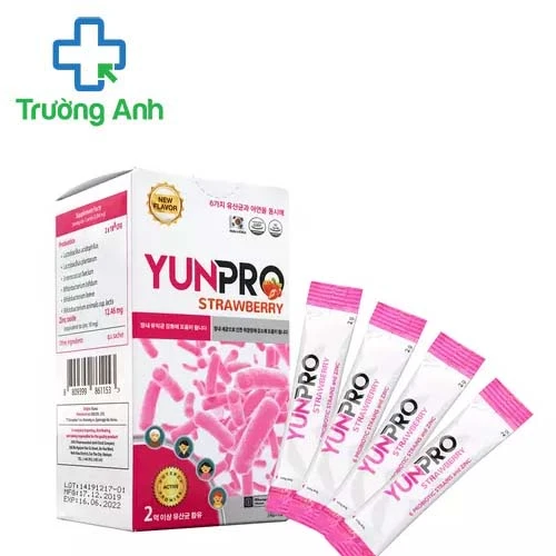 Yunpro Strawberry - Hỗ trợ giúp trẻ em ăn ngon miệng