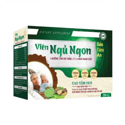 Viên Ngủ Ngon Bảo Tâm An - Thực phẩm chức năng giúp ngủ ngon
