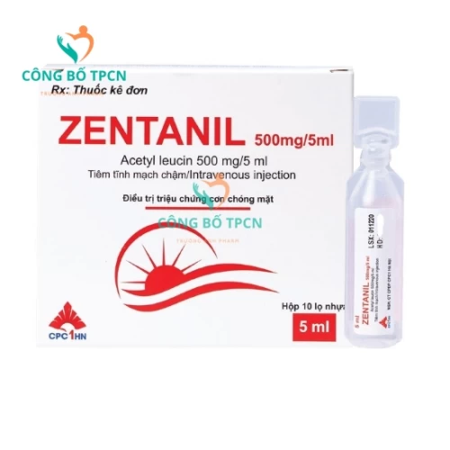 Zentanil 500mg/5ml CPC1HN -Thuốc điều trị triệu chứng chóng mặt hiệu quả