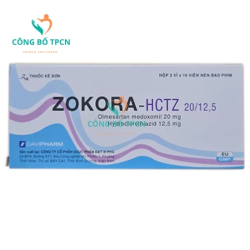 Zokora-HCTZ 20/12,5 - Thuốc điều trị tăng huyết áp hiệu quả