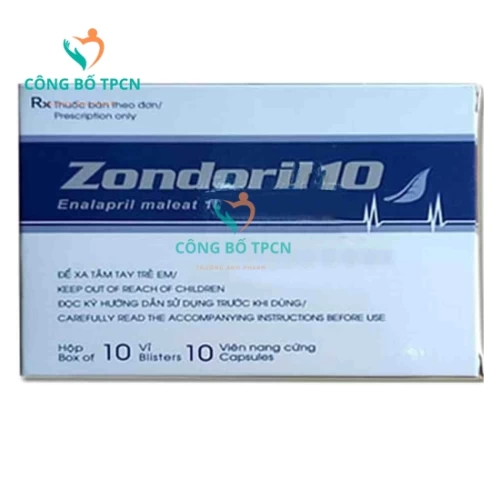 Zondoril 10 Hataphar - Thuốc điều trị tăng huyết áp hiệu quả