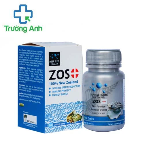ZOS + - Giúp tăng chất lượng tinh trùng, giảm tỷ lệ vô sinh