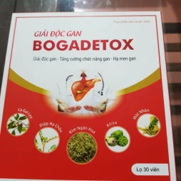 Giải độc gan - Bogadetox - Thực phẩm chức năng giúp bảo vệ gan