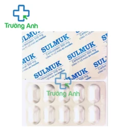 Sulmuk 500mg BV - Thuốc điều trị các bệnh viêm nhiễm đường hô hấp