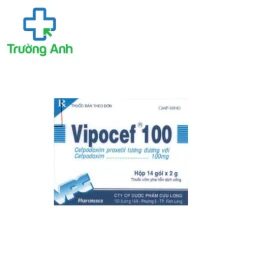 Vipocef 100 DCL (cốm) - Thuốc điều trị nhiễm khuẩn hiệu quả