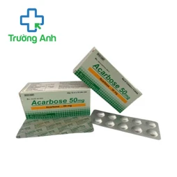 Acarbose 50mg Khapharco - Thuốc điều trị đái tháo đường tuýp 2