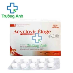Acyclovir Eloge 400 - Thuốc điều trị nhiễm virus Herpes simplex