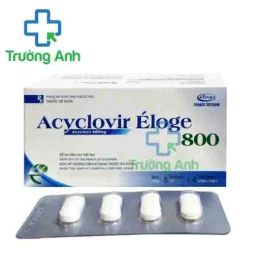 Acyclovir Eloge 800 - Thuốc điều trị thủy đậu, zona hiệu quả
