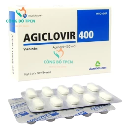 AGICLOVIR 400 - Thuốc điều trị nhiễm khuẩn hiệu quả của Agimexpharm