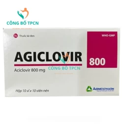 AGICLOVIR 800 - Thuốc chống nhiễm khuẩn của Agimexpharm