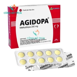 Agidopa 250mg - Thuốc điều trị tăng huyết áp của Agimexpharm